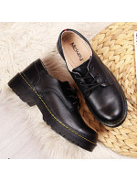 Dámské kožené boty W PAW76A černé - Filippo