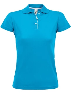 SOL'S Women Dámské piqué sportovní polo aqua model 22522591