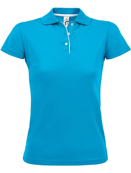 SOL'S Performer Women Dámské piqué sportovní polo 25.1198 aqua