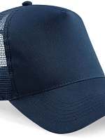 Beechfield B 640 5 panelová Trucker kšiltovka 53.0640 french navy/french navy