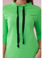 Šaty vázané u krku světle zelená Šaty vázané u krku světle zelená