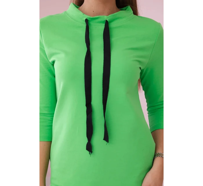 Šaty vázané u krku světle zelená Šaty vázané u krku světle zelená