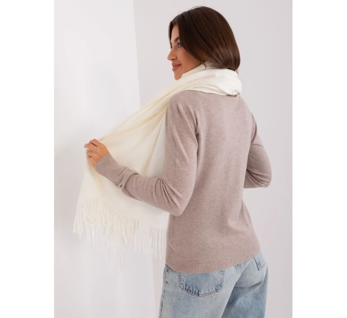 Szalik AT SZ model 18949440 ecru - FPrice Szalik AT SZ model 18949440 ecru - FPrice