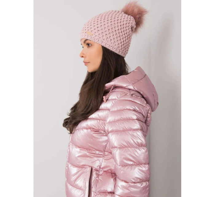 Dámská čepice.15 světle růžová