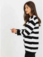 Dámský svetr LC SW 8030 bílý a černý