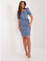 Sukienka LK SK 509404.20 ciemny niebieski