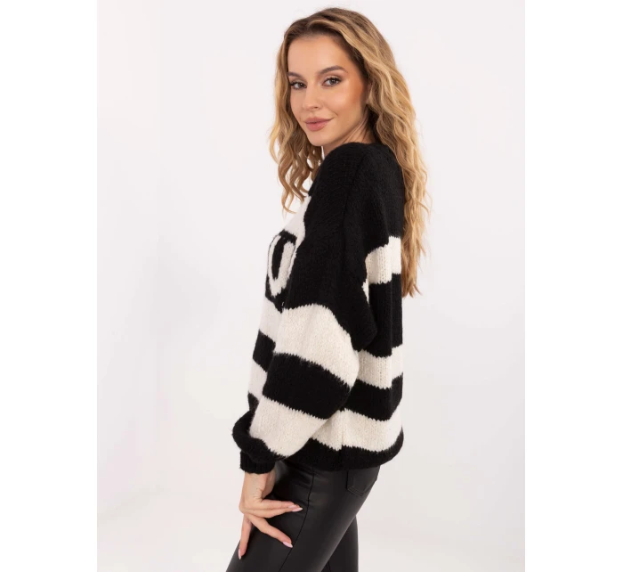 Sweter MI SW model 21757246 czarny - FPrice Sweter MI SW model 21757246 czarny - FPrice