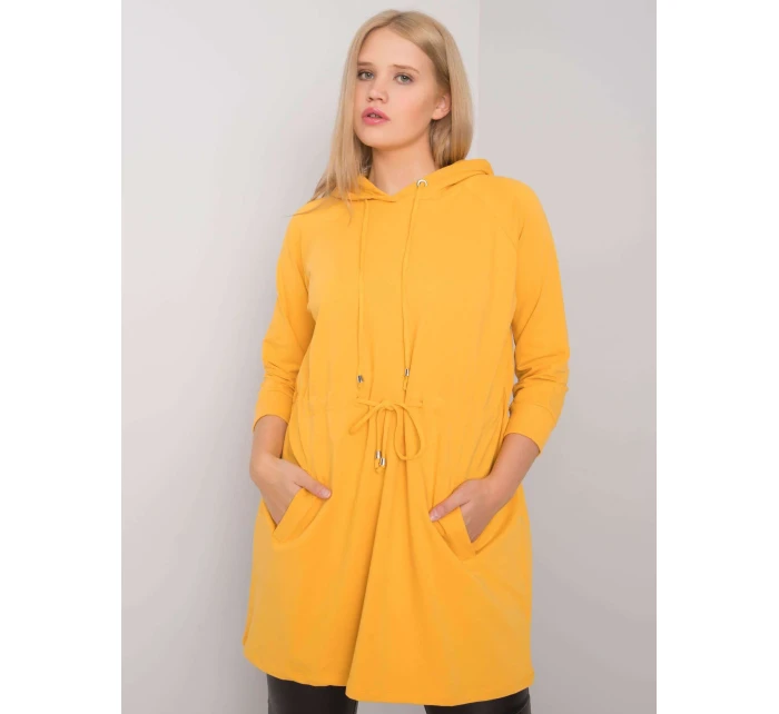 Dámská mikina RV BL 6853.10P tmavě žlutá