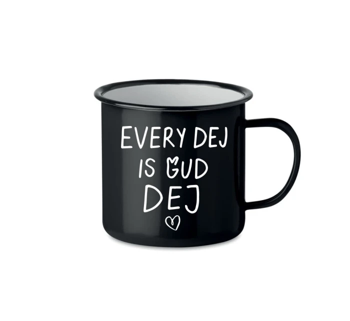 EVERY DEJ IS GUD DEJ - černý plecháček 350 ml EVERY DEJ IS GUD DEJ - černý plecháček 350 ml