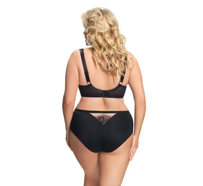 Polovyztužená dámská podprsenka  Černá model 16104704 - Gorsenia