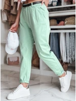 Dámské kalhoty chinos s páskem mint model 21986492 - Dstreet Dámské kalhoty chinos s páskem mint model 21986492 - Dstreet