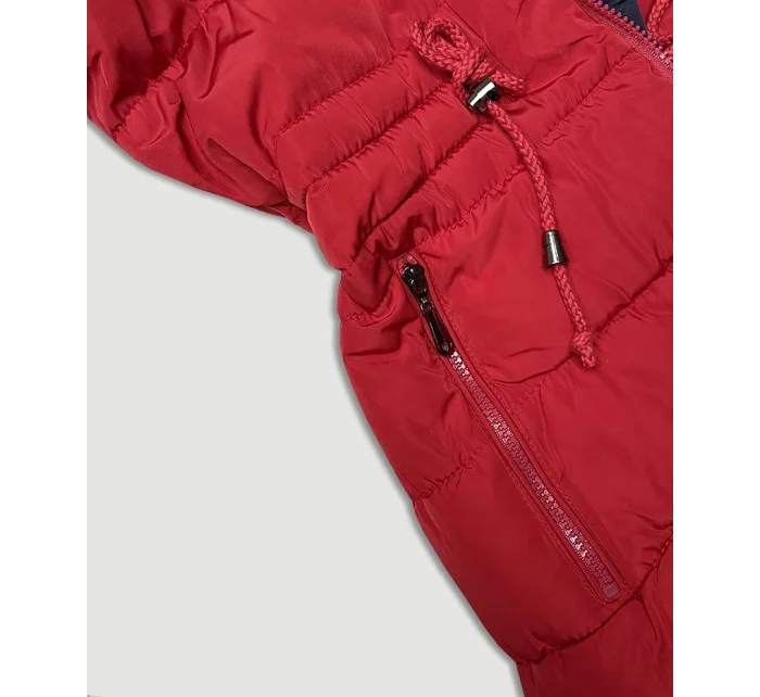 Tmavě oboustranná dámská bunda pro přechodné období model 21247044 - J.STYLE