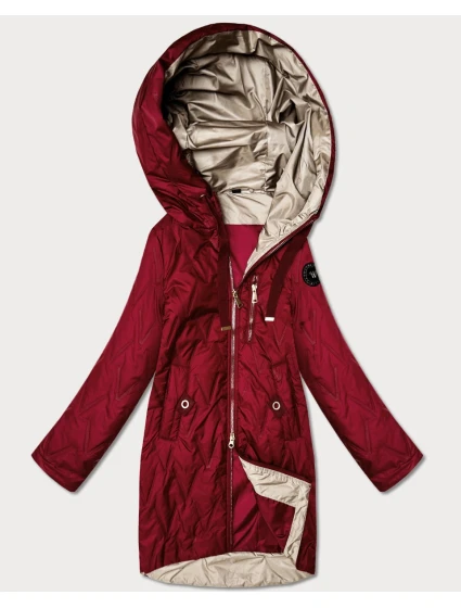 kurtka damska z Goodlookin ciemny czerwony model 22019125 - S'WEST kurtka damska z Goodlookin ciemny czerwony model 22019125 - S'WEST