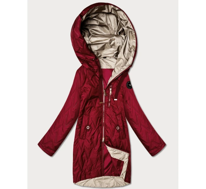 kurtka damska z Goodlookin ciemny czerwony model 22019125 - S'WEST kurtka damska z Goodlookin ciemny czerwony model 22019125 - S'WEST