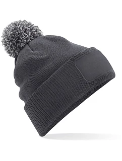 Beechfield B 443 Pletená čepice Snowstar® 53.0443 graphite grey/light grey