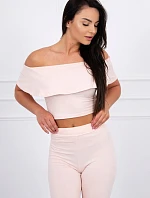 Frill set pudr růžový