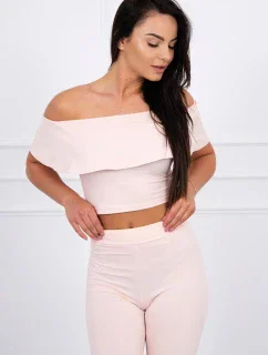 Frill set pudr růžový