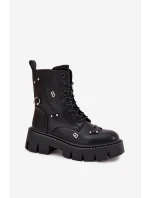 Dámské Pracovní Boty S Ozdobami Zateplené Černé Lunea Dámské Pracovní Boty S Ozdobami Zateplené Černé Lunea