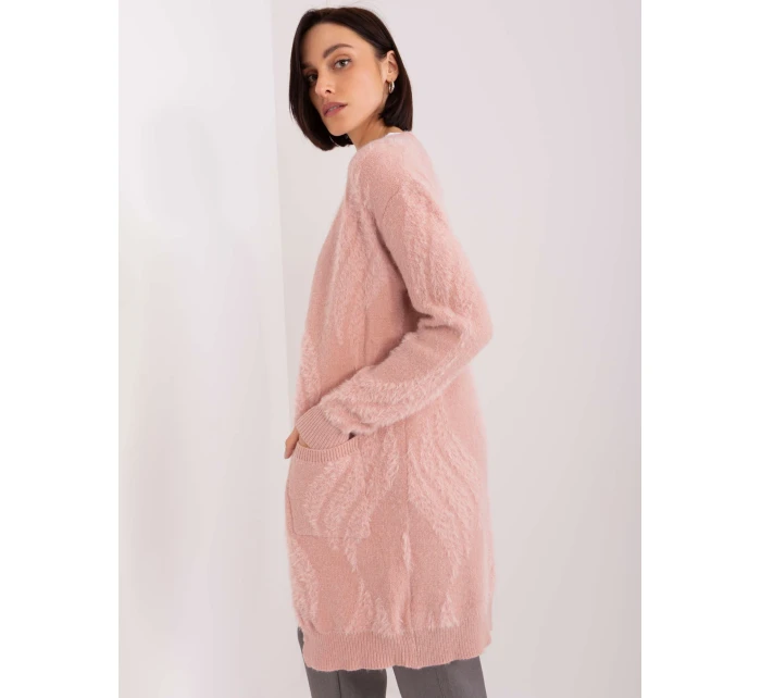 Sweter AT SW model 19040769 jasny różowy - FPrice Sweter AT SW model 19040769 jasny różowy - FPrice