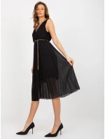 Sukienka DHJ SK model 21409523 czarny - FPrice Sukienka DHJ SK model 21409523 czarny - FPrice