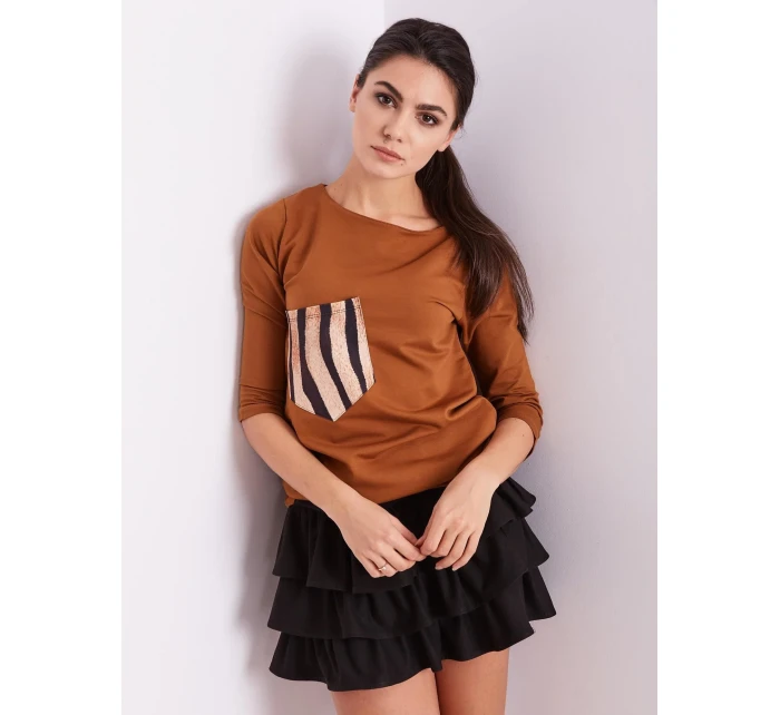 Halenka CZ BZ 1694.08 světle hnědá