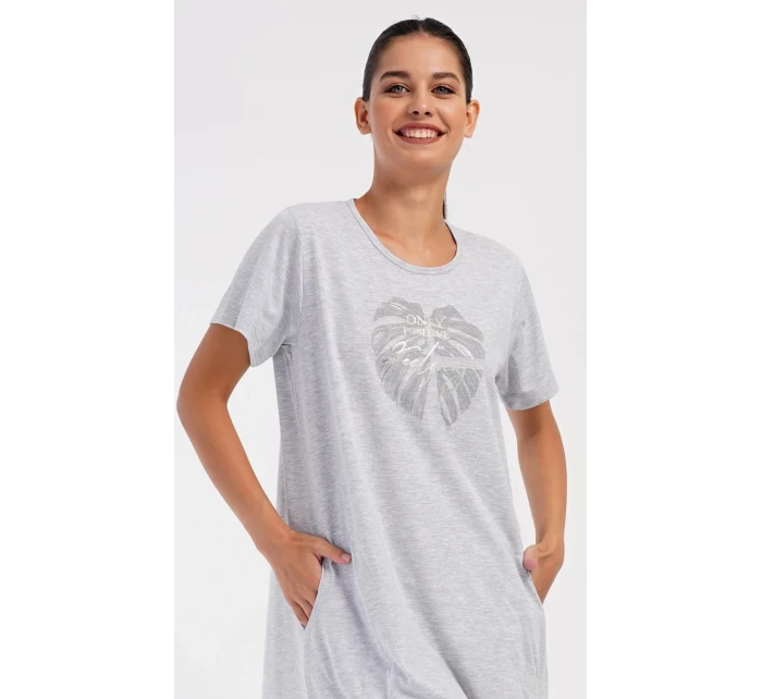 Domácí šaty s krátkým rukávem Alžběta - Vienetta Domácí šaty s krátkým rukávem Alžběta - Vienetta