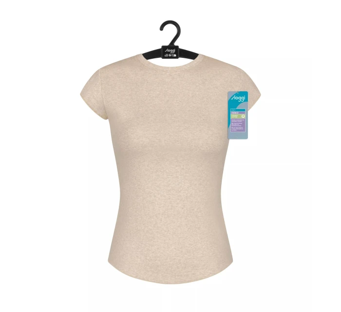 sloggi GO Ribbed T-Shirt - GRAY - SLOGGI GRAY - SLOGGI