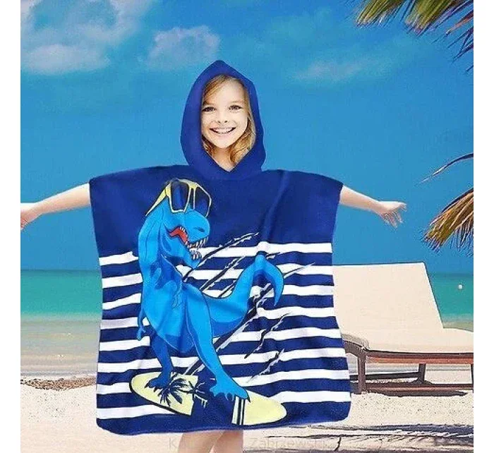 dětské plážové pončo s kapucí model 20965682 - Cotton World dětské plážové pončo s kapucí model 20965682 - Cotton World