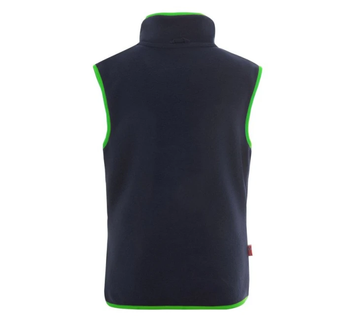 Kids Vest green dětská fleecová vesta pro chlapce/dívky model 21350160 - Trollkids