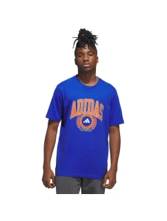 Pánské tričko adidas Varsity Crest modré JN2515 pánské