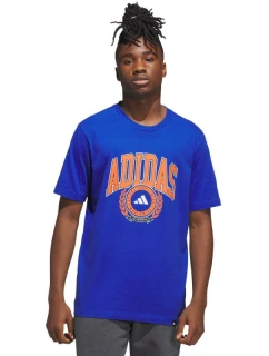 Pánské tričko adidas Varsity Crest modré JN2515 pánské