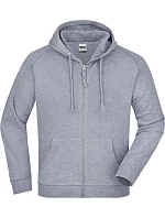 JN 59 Mikina s kapucí model 22529988 grey heather - Daiber