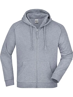 JN 59 Mikina s kapucí model 22529988 grey heather - Daiber