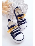 Dětské nízké tenisky BIG STAR model 21576181 Námořnická modrá - Big Star Shoes