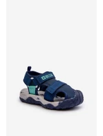 Dětské sandály Na suchý zip Big Star NN374236 modré Dětské sandály Na suchý zip Big Star NN374236 modré