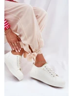 Dámské Tenisky Na Platformě Z Eko Kůže Big Star RR274A295 Bílé Dámské Tenisky Na Platformě Z Eko Kůže Big Star RR274A295 Bílé