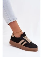 Dámské tenisky na platformě Černé model 21937656 - Boto