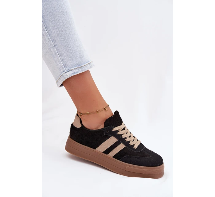 Dámské tenisky na platformě Černé model 21937656 - Boto