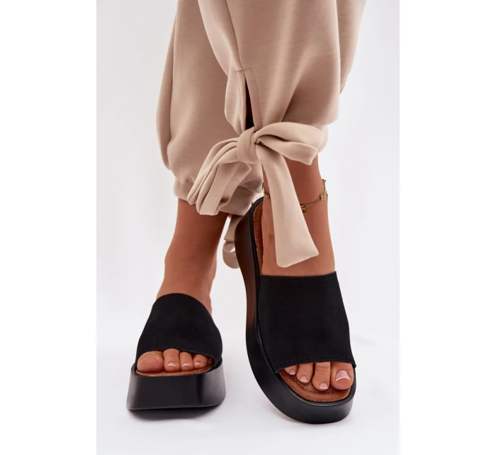 Dámské sandály na platformě Černé model 21951453 - Boto