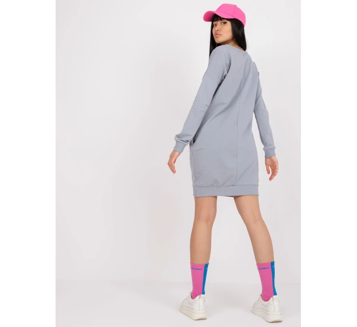 Šaty AP SK A 006.73 šedá Šaty AP SK A 006.73 šedá