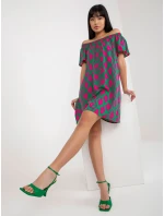 Dámské šaty D73771R30145J zelená - FPrice Dámské šaty D73771R30145J zelená - FPrice