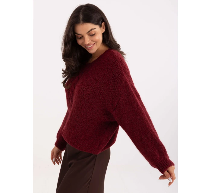 Jumper MI SW 1610.18 bordó Jumper MI SW 1610.18 bordó