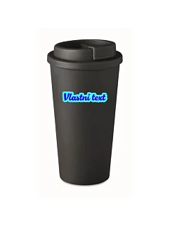 Personalizovaný cestovní termohrnek s vlastním textem s obrysem