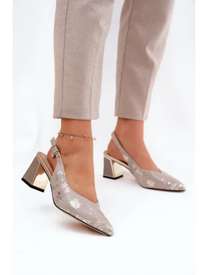 Sandály na podpatku  model 211372 Step in style