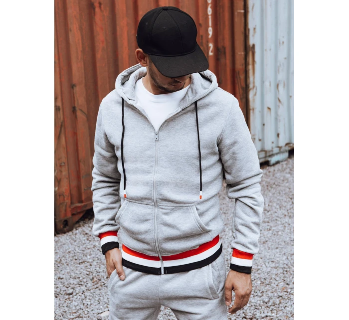 Pánské světle šedé tepláky Dstreet model 21971513 - FashionStreet