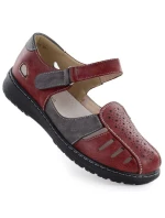 Dámská pohodlná prolamovaná obuv na suchý zip model 21953871 - Unisoft