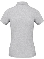 B&C Inspire Polo /women_° Dámské piqué polo z bio bavlny 01.0440 heather grey