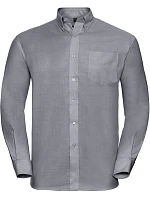 Košile Oxford s dlouhým rukávem 11. silver model 22475279 - Russell Athletic Košile Oxford s dlouhým rukávem 11. silver model 22475279 - Russell Athletic