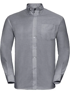 Košile Oxford s dlouhým rukávem 11. silver model 22475279 - Russell Athletic