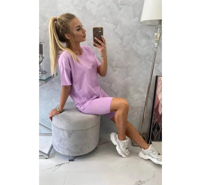 Souprava top+legíny fialová Souprava top+legíny fialová